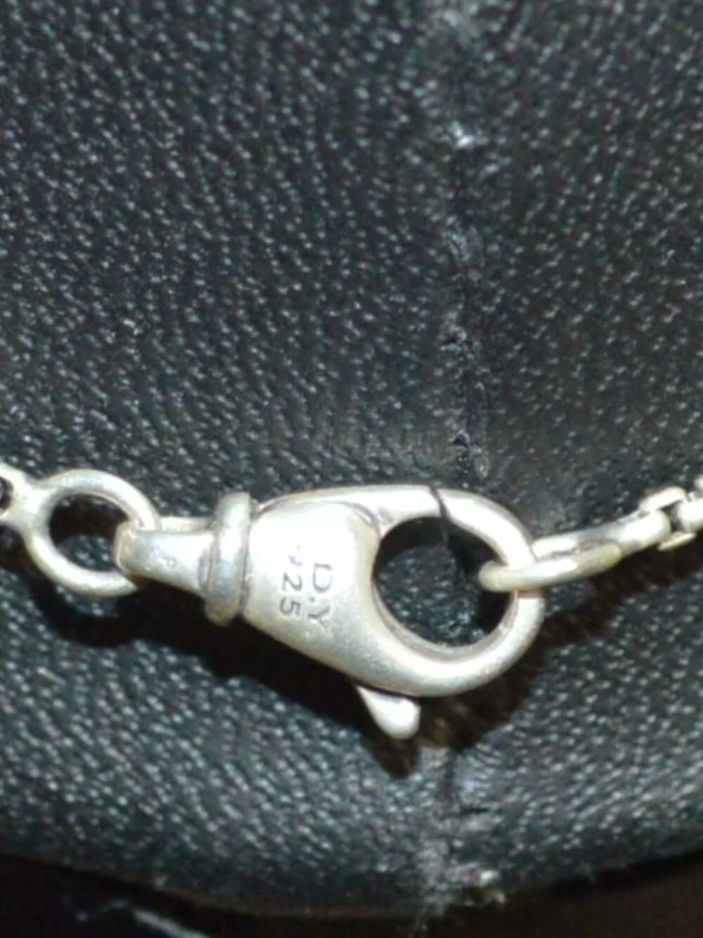 David Yurman 925 Silver Box Chain - Picture 5 of 7